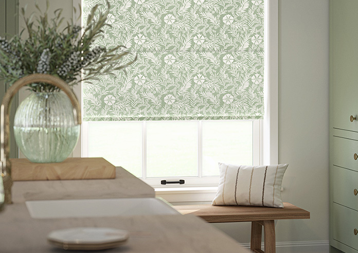Cadogan, Vintage Green - Roman Blind - Image 5